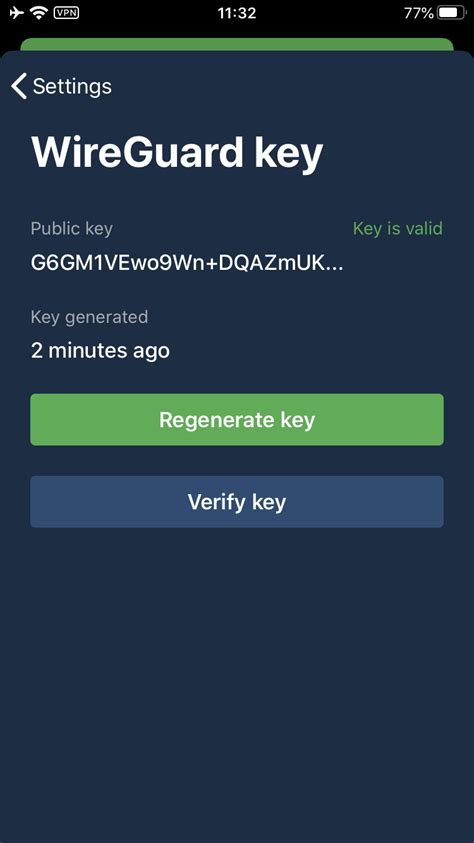 mullvad failed to generate wireguard key